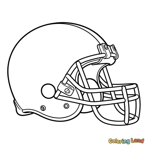 American Football Helmet