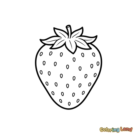 Strawberry Outline