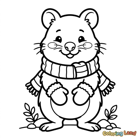 Søt Vinterhamster