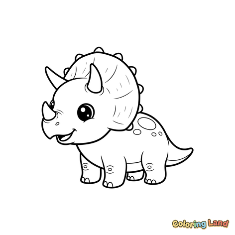 Słodki Mały Triceratops