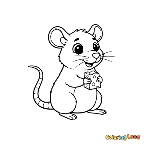 Joyeuse Petite Souris avec Fromage