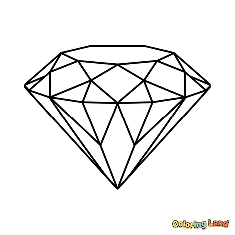 Pedra Preciosa de Diamante Brilhante