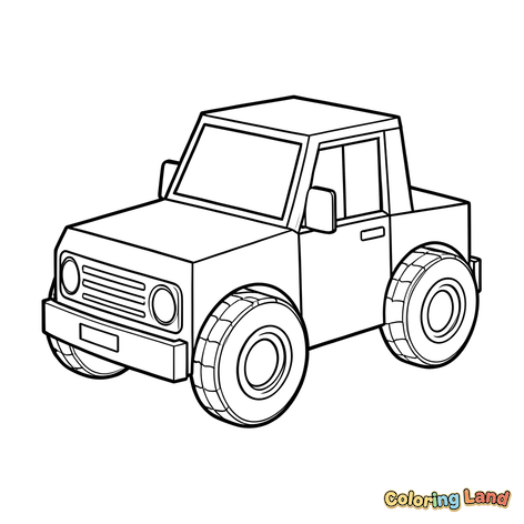 Enkel Offroad-Lastbil