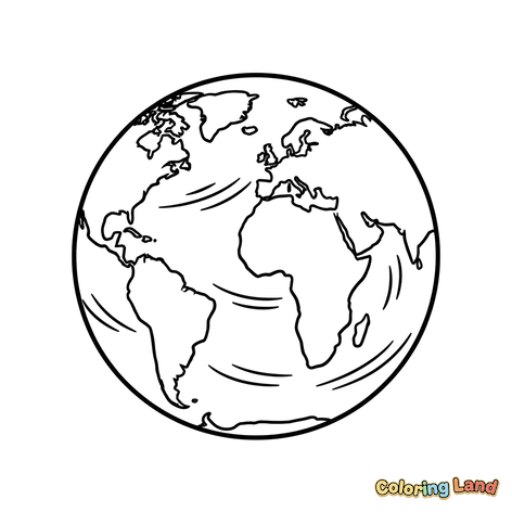 Earth Globe Map