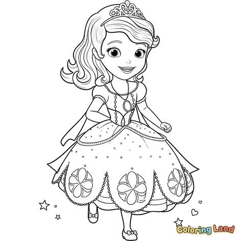 Little Princess in a Ballgown