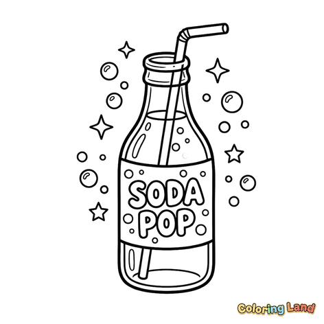 Bouteille de Soda Pétillant
