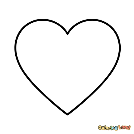 Contorno Semplice di Cuore