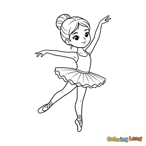 Smiling Young Ballerina