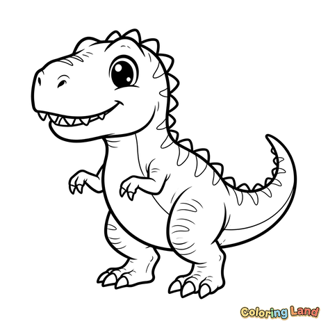 Lindo Bebé Dinosaurio T-Rex