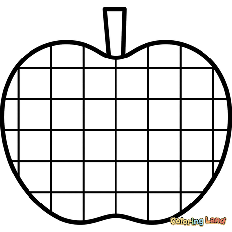 Äpple med Rutmönster