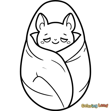 Bébé Chauve-souris Emmailloté et Douillet