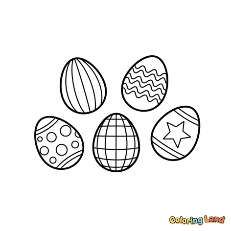 Telur Paskah Bermotif