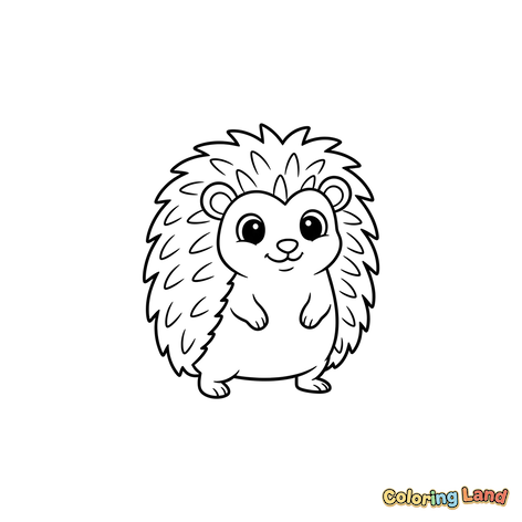 Bezaubernder kleiner Igel