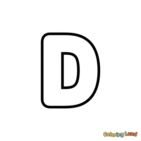 Großbuchstabe D