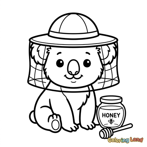 Koala Explorador con Tarro de Miel