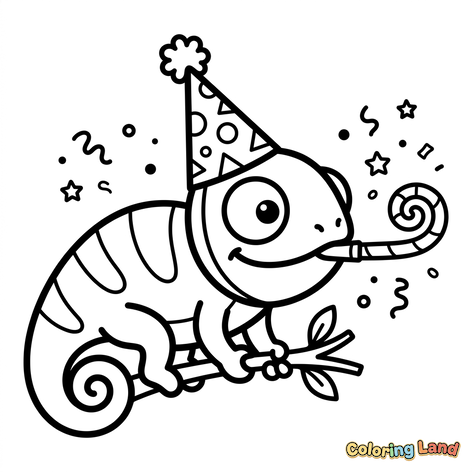 Célébration du Caméléon de Fête