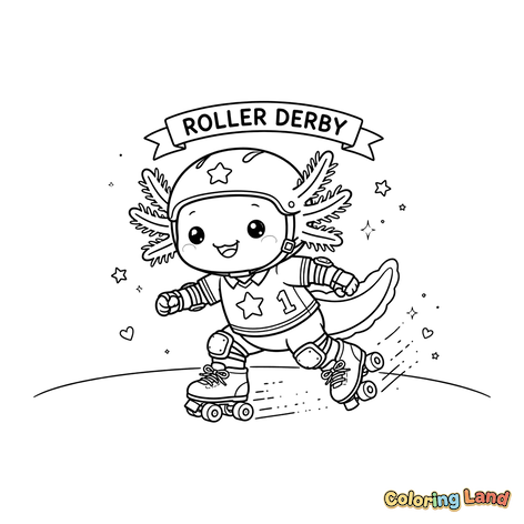 Axolote de Roller Derby