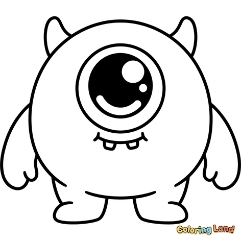 Monstro Fofo de Um Olho Só