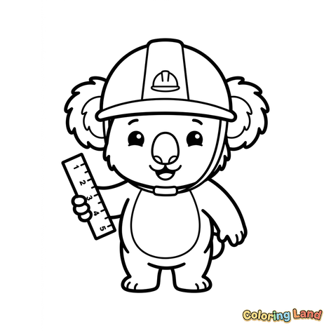 Byggarbetar-koala