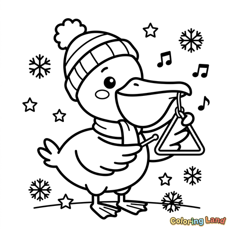 Winter Musical Duck