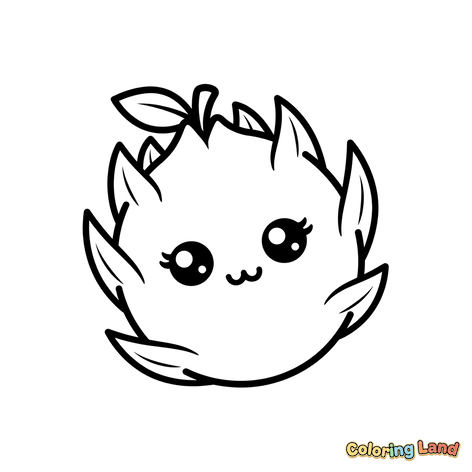 Adorabile Baby Dragone di Foglie