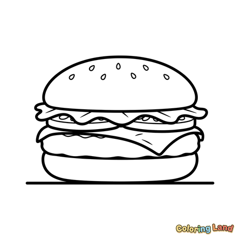 Hamburguesa de Comida Rápida