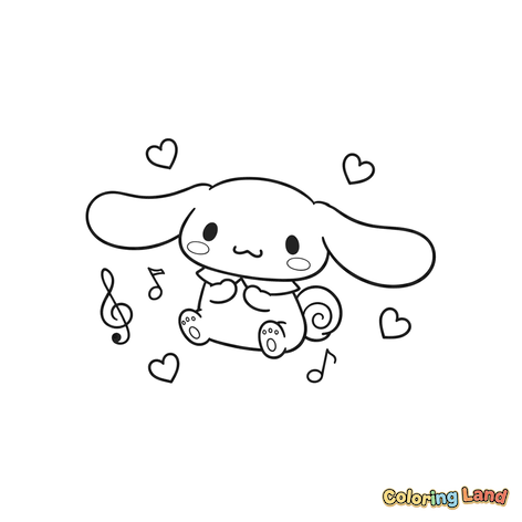 Cinnamoroll Hartjes Muzieknoten