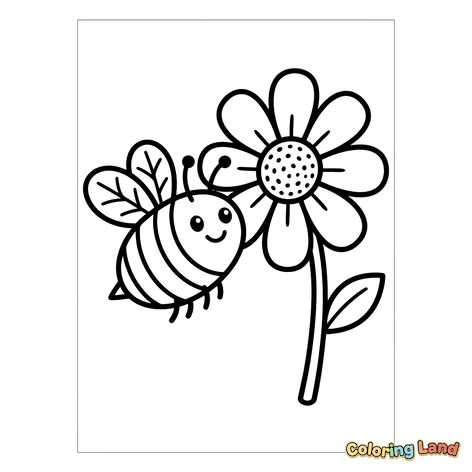 Abeille Mignonne et Marguerite
