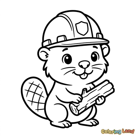 Hardworking Builder Beaver