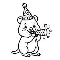 Celebrating Party Hamster