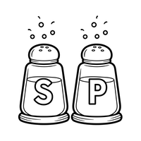 Recipiente pentru Sare și Piper