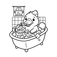 Waktunya Mandi Busa Bebek Bayi