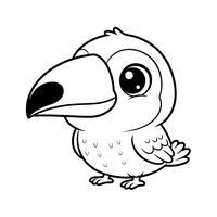 Adorabile Tucano Neonato