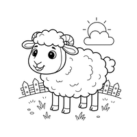 Pecora Felice nel Campo