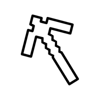 Gepixelde Pikhouweel