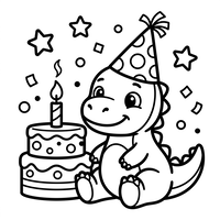 Fiesta de Cumpleaños del Bebé Dinosaurio
