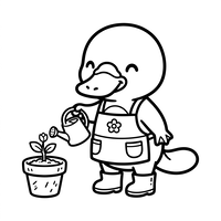 Ornitorrinco Jardinero