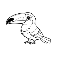 Freundlicher Tukan Vogel