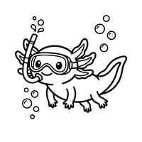 Duikavontuur van de Axolotl