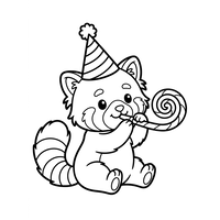 Feestpanda met Lolly
