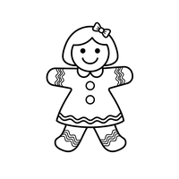 Sweet Gingerbread Girl