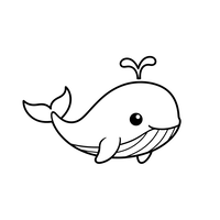 Baleine Souriante Mignonne