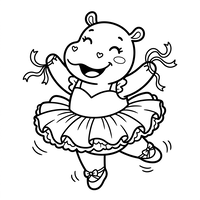 Hippo Ballerine Dansante