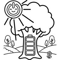 Nature's Charged Energy Tree