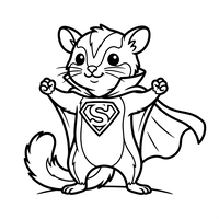 Super Streifenhörnchen Held