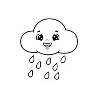 Nuvola Felice Che Piove