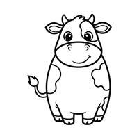 Sapi Bertotol Tersenyum Lucu