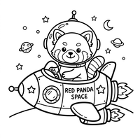 Red Panda Space Adventure