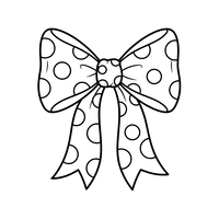 Polka Dot Bow