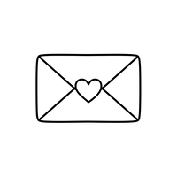 Envelope de Carta de Amor